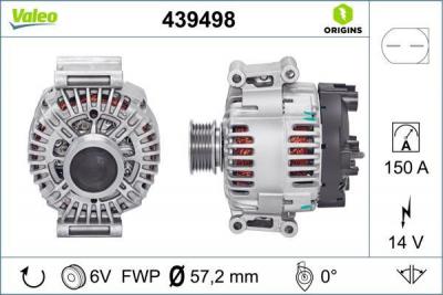 Alternateur VALEO 439498 (X1)