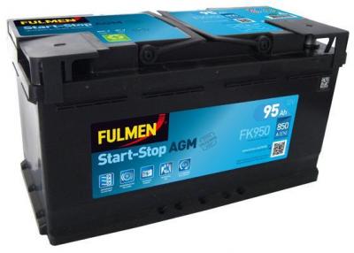 FULMEN Batterie auto START-STOP AGM FK950 (+ droite) 12V 95AH 850A