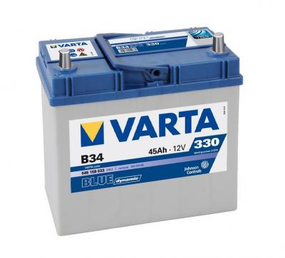 Batterie de d&eacute;marrage Varta Blue Dynamic B24RS B34 12V 45Ah / 330A