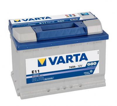 Batterie Varta Blue Dynamic E11 12v 74ah 680A 574 012 068