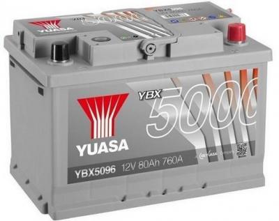 Batterie Yuasa Silver YBX5096 12v 80ah 740A Hautes performances