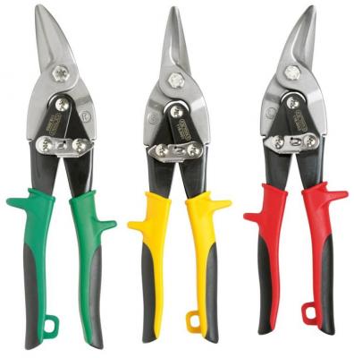 Ks tools Jeu de cisailles &agrave; t&ocirc;le, 3 pcs - 118.0050