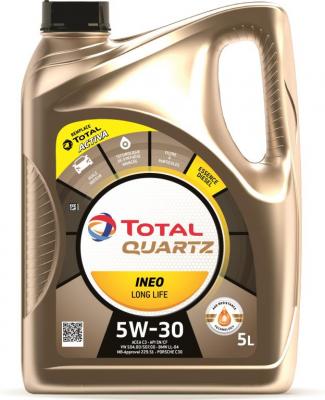 Huile Moteur Total Quartz Ineo Long Life 5w30 Essence Et Diesel 5 L