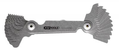 Ks tools jauge de contr&ocirc;le de filetage, pouce, 22 pcs