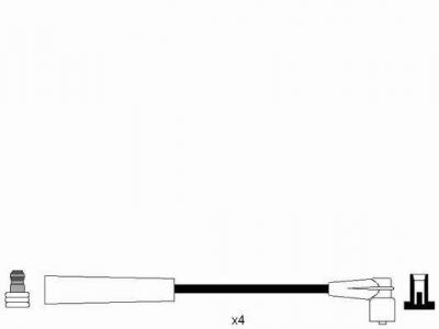 Kit de c&acirc;bles dallumage RC-LD1201 NGK