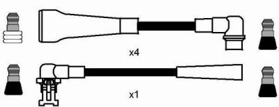 NGK Fils de bougies / Faisceau d'allumage 8507