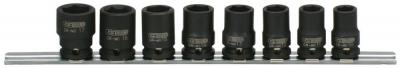 Ks tools 515.0608 jeu de douilles &agrave; chocs sur rail 3/8" 8 pi&egrave;ces
