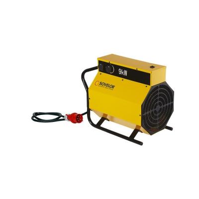 Sovelor chauffage &eacute;lectrique portable air puls&eacute; triph. 9kw - c9