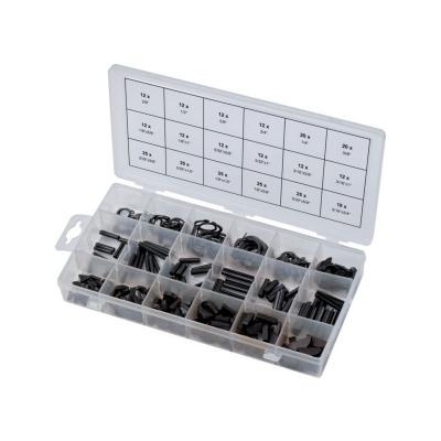KS TOOLS 970.0520 Assortiment de 295 Clavettes/Circlips/Chevilles Noir