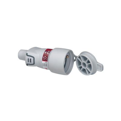 Prolongateur Legrand - 2P+T + bouchon - 16A - IP44 - blanc