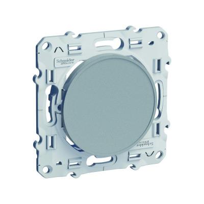 Obturateur Odace, SCHNEIDER ELECTRIC, gris aluminium
