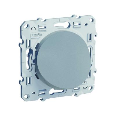 Sortie de c&acirc;ble Odace, SCHNEIDER ELECTRIC, gris aluminium