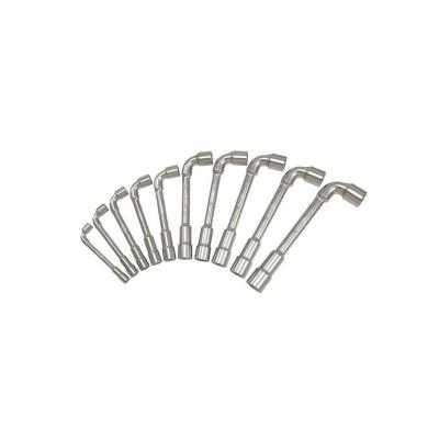 Jeu de 10 cl&eacute;s &agrave; pipe d&eacute;bouch&eacute;es m&eacute;triques 6 pans KS TOOLS - 517.0440