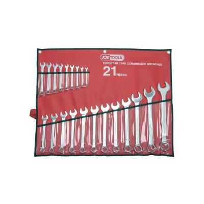 Jeu de 21 cl&eacute;s mixtes m&eacute;triques en trousse KS Tools