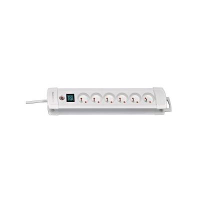 Multiprise Blanche Premium-plus 6 Prises Avec Interrupteur