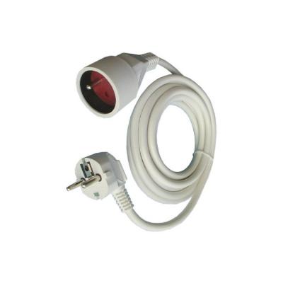 Prolongateur 2P+T 16A 3G1,5 MM&sup2; HO5VV-F 3M blanc - Blanc