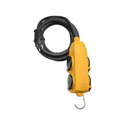Rallonge &eacute;lectrique de chantier Powerblock 4 prises avec clapets 10m IP44 - Brennenstuhl
