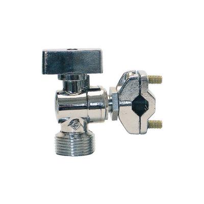 Robinet Autoperceur A Boisseau Spherique Equerre Laiton Chrome - Rh