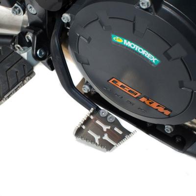 Extension de p&eacute;dale de frein SW-MOTECH gris KTM Adventure 990 / 1050