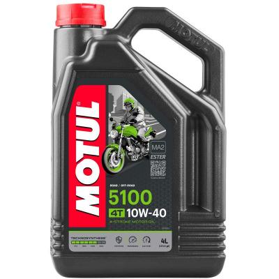 Huile moteur MOTUL 5100 4T 10W40 Semi-synth&egrave;se 4L 