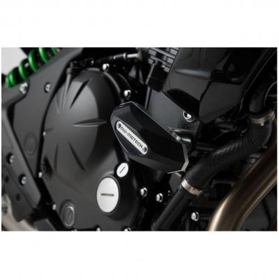 SW-Motech Kit de patins de cadre - Noir. Kawasaki ER-6n (12-16).