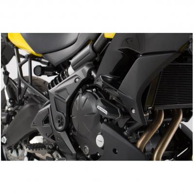 Kit de tampons de protection SW-MOTECH noir Kawasaki Versys 650 14-23