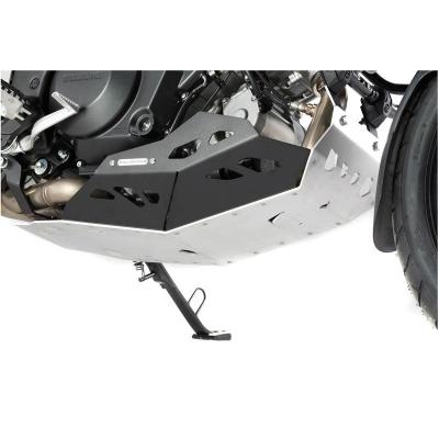 Sabot moteur SW-MOTECH avec barres de protection lat&eacute;rale noir / gris