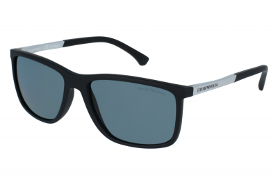 Armani Jeans- 4058 - Lunettes de soleil Homme, black rubber