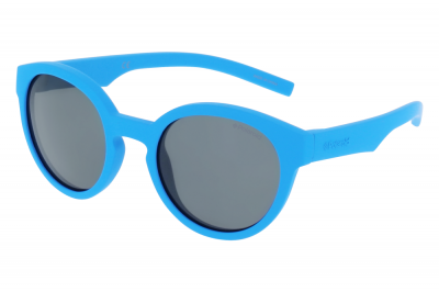 Lunette De Soleil Ronde Polaroid Kids Bleu - Xxs