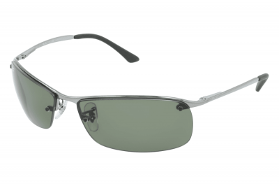 Rayban Lunettes de Soleil Top Bar 3183 Gunmetal Polarized Green 004/9A