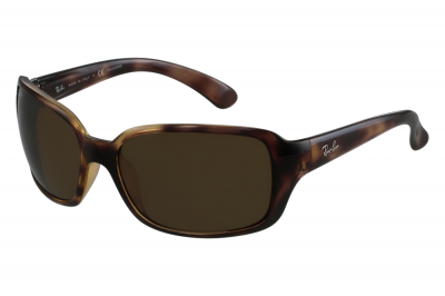 Lunettes de soleil polaris&eacute;es RB4068 Marron Ray Ban