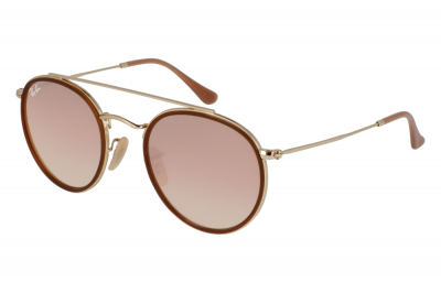 Ray-Ban Lunettes de Soleil Homme,Femme RB3647N Rouge,Dor&eacute; 