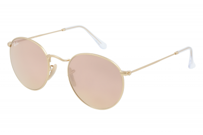 Lunettes de soleil ROUND METAL RB3447 Jaune Ray Ban