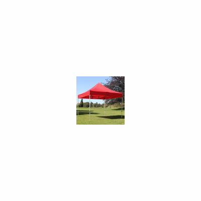 Tente pliante en aluminium 3x3m, 300g/m&sup2; - 40mm pro 40 - Rouge