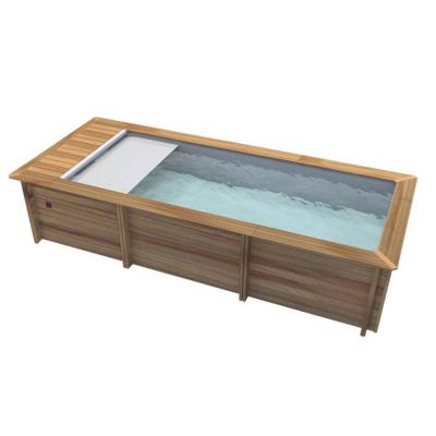 Piscine urbaine Mypool 6 00 x 2 50 x h.1 33 m + couverture automatique