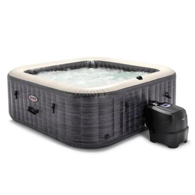 Spa gonflable Intex PureSpa &agrave; bulles ardoise 6 places