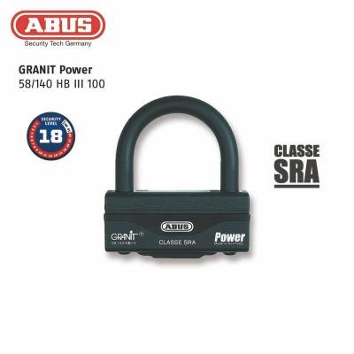 Antivol Abus GRANIT U 58HBIII + CHAINE 80 SRA