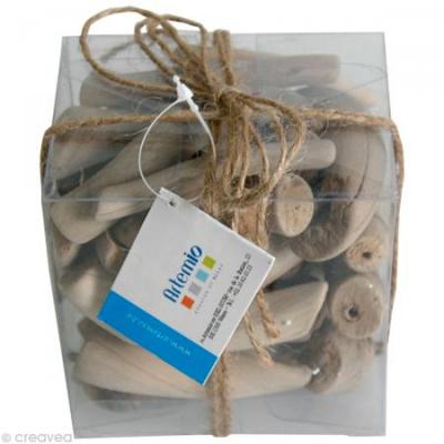 ARTEMIO Petits B&acirc;tons en Bois Flott&eacute;