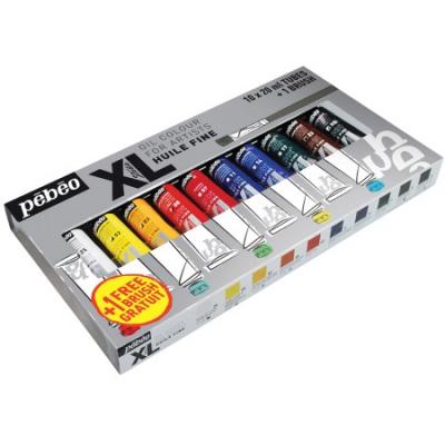 Pebeo Coffret De Peinture &Agrave; L'huile Xl P&eacute;b&eacute;o - 10 X 20 Ml