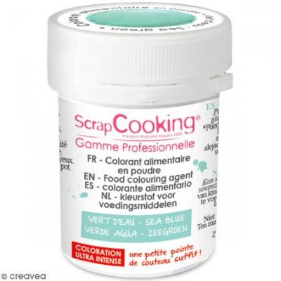 ScrapCooking - Colorant alimentaire en poudre vert d'eau