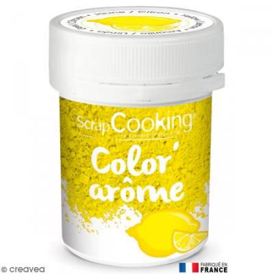 Color'ar&ocirc;me - jaune / citron - 10g - Scrapcooking