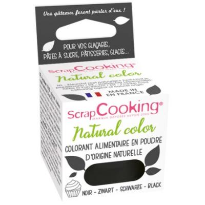 SCRAPCOOKING - Colorant alimentaire naturel noir