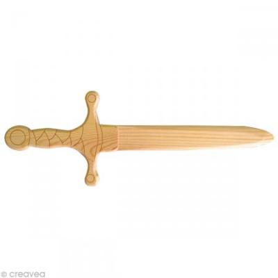 Artemio 14001763 Dague de Pirate Bois Multicolore 25 x 1 x 9 cm
