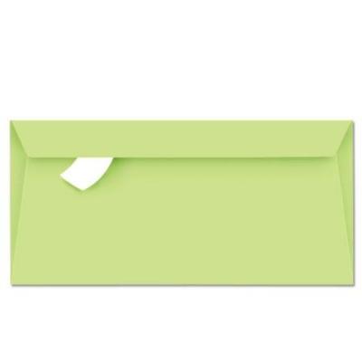 Paquet de 20 enveloppes Pollen 110x220mm DL Vert 120g