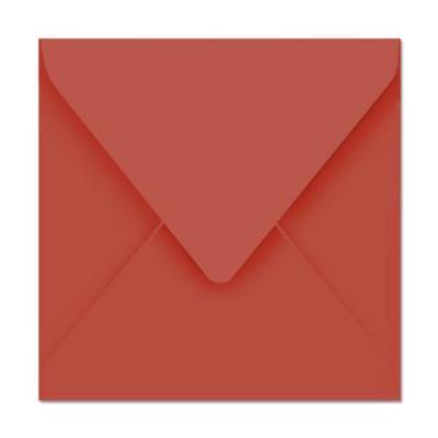 Paquet de 20 enveloppes Pollen 165x165mm Bordeaux 120g