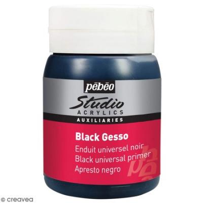 Gesso Noir P&eacute;b&eacute;o Studio 500 ml - P&eacute;b&eacute;o - couleur variant