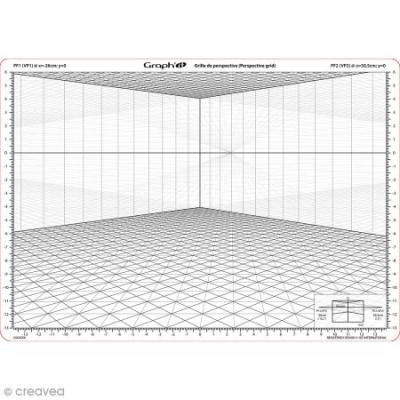 Grille de perspective Graph'it - A - A4 - Graph'it - couleur variant
