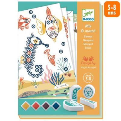 Coffret cr&eacute;atif Tampons Surprising Animals Djeco