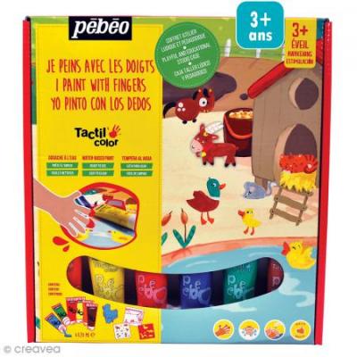 Coffret Tactilocolor Peinture au Doigt La Ferme
