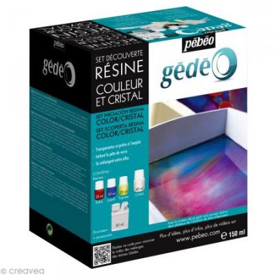 Set de d&eacute;couverte r&eacute;sines couleurs et cristal